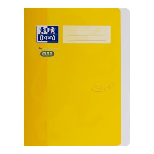 Oxford Schnellhefter A4, fester Karton, Soft Touch-Oberfläche, gelb von Oxford