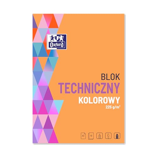 Technischer Block Oxford A3 10 Blatt bunt 1 Stück 225g/m2 Technischer Block Oxford A3 10 Blatt bunt 1 Stück 225g/m2 von Oxford