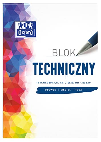 Technischer Block Oxford A4 10 Blatt weiß 1 Stück 250g/m2 Technischer Block Oxford A4 10 Blatt weiß 1 Stück 250g/m2 von Oxford