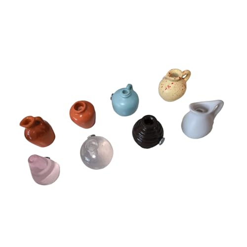 8 Pieces Tiny Vase Harz Ornament Miniatur Vase Kühlschrank Magnete Für Büroküche Kühlschrank Dekoration Küchenkühlschrank Dekoration 8 Pieces Tiny Vase Harz Ornament Miniatur Vase Kühlschrank Magnete Für Büroküche Kühlschrank Dekoration Küchenkühlschrank Dekoration von Oxtxuzdm
