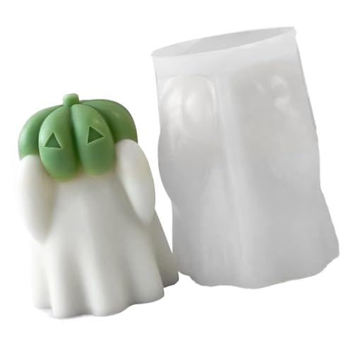 Silikonformen mit Halloween-Motiv für Epoxidharz, duftende Seife, Schokolade, Urlaubsdekoration, Kürbis, geisterhafte Silikonformen von Oxtxuzdm