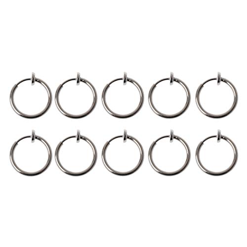 10 PCs 13mm Clip Auf Hoop Ohrringen Nicht Piercing Ohrring Clips Spring Hoop Ohrringe Mit Schleife Für Herstellung Organizer Box von Oxxggkao