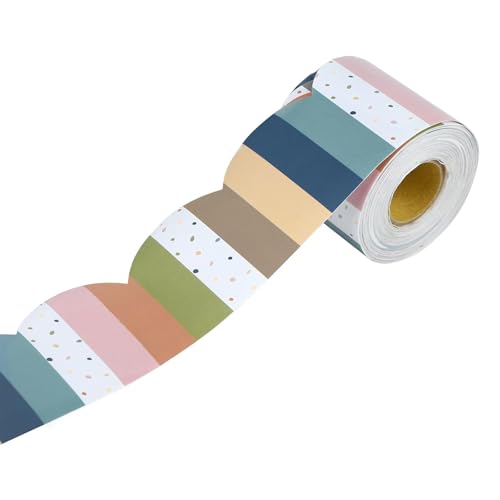 15 2m Bulletin Board Grenzen Bunte Grenzverkleidung Dekorative Aufkleber Bulletin Border Trim Für Klassenzimmerdekorationen von Oxxggkao