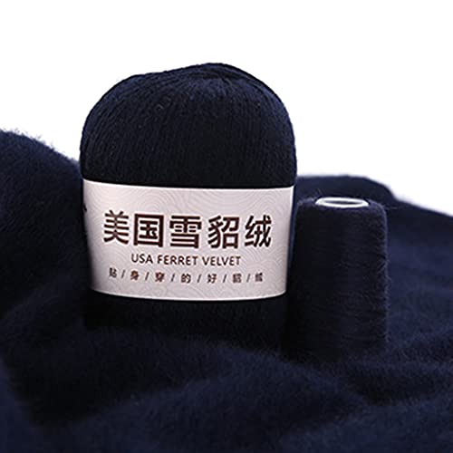 50g+20g/Set Weicher Samt Einfaches Festfarbgarn Handstrick Häkelnähenfaden Für Strickjacke Schal Schal Pullover Supplies Accessoires Nähfaden Organizer Großer Spulen von Oxxggkao