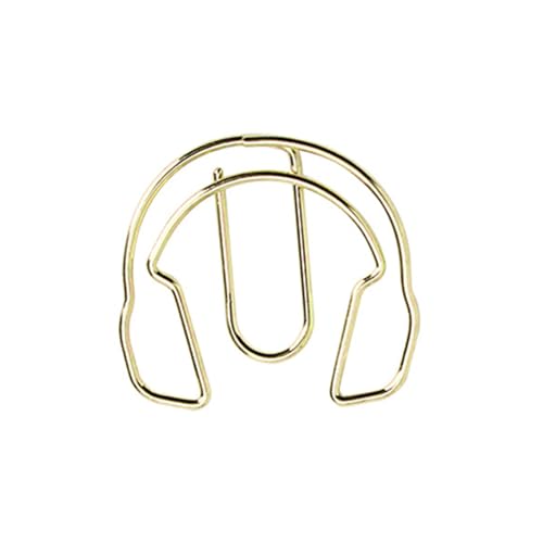 50pcs Papierclips Musik Note Geformtes Clip Für Stationäre Dateiordner Office Klemme Musikpapier Clips von Oxxggkao