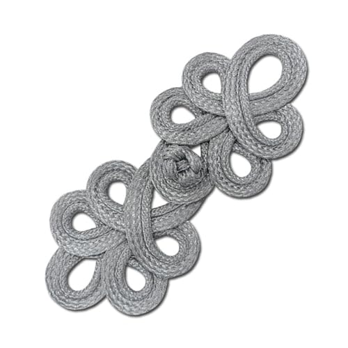 Blumen-Frösch-Knopf für traditionelle chinesische Kleidung, Handarbeit, Accessoires, stilvolle Knöpfe, chinesischer Cheongsam-Knopf von Oxxggkao