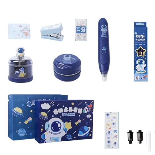 Cartoon Student Stationeries Elektrischer Radiergummi Elektrische Bleistiftspitzer Hefter Holzstiftschule School Supplies Wiederaufladbare Schreibwaren Cartoon Student Stationeries Elektrischer Radiergummi Elektrische Bleistiftspitzer Hefter Holzstiftschule School Supplies Wiederaufladbare Schreibwaren von Oxxggkao