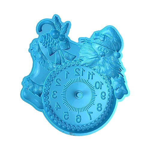 Clock Epoxidharzformen Wiederverwendbares Weihnachtsfest Weihnachtszeit Silikonform Home Decor Making Werkzeug Leicht Zu Weihnachten Schimmel Haltbarer E Freisetzung Schmuckwerkzeug Zu Reinigen Clock Epoxidharzformen Wiederverwendbares Weihnachtsfest Weihnachtszeit Silikonform Home Decor Making Werkzeug Leicht Zu Weihnachten Schimmel Haltbarer E Freisetzung Schmuckwerkzeug Zu Reinigen von Oxxggkao