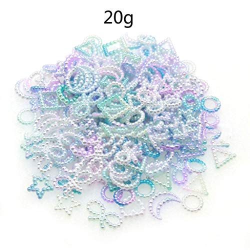 Craft Random 20g Love Heart Bow Tränenfleisch Perlenharzfüllungen Flatback Charms Für Handwerk Gemischte Stile Lose Edelsteinform von Oxxggkao