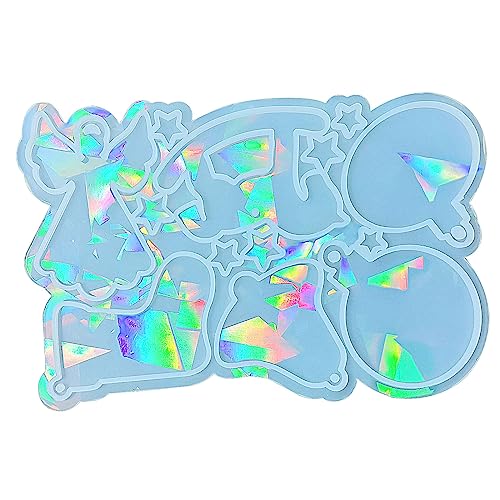 Engels Socken Licht Und Schatten Schlüsselbund Silikonform Mit Loch Schlüsselring Pendellform Valentinstag Geburtstagsgeschenk Schmuckharz Anhänger Schimmelpilze Für Schmuckzuarbeiten von Oxxggkao
