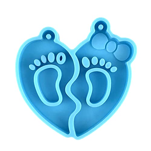 Fuß Silikonharzform Fuß Epoxidguss Für Auto Anhänger Schmuck Making Schlüsselbundformen Mit Lochformen Für Schmuck Fuß Silikonharzform Fuß Epoxidguss Für Auto Anhänger Schmuck Making Schlüsselbundformen Mit Lochformen Für Schmuck von Oxxggkao