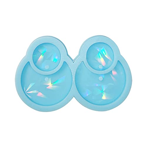 Holographische Licht Schatten Silikonform Ohrring Rund Mondform Anhänger Harzform Epoxidgussschimmel Schmuck Werkzeug Holographische Ohrringformen Für Harz Holographische Licht Schatten Silikonform Ohrring Rund Mondform Anhänger Harzform Epoxidgussschimmel Schmuck Werkzeug Holographische Ohrringformen Für Harz von Oxxggkao