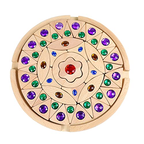 Holzstapel Puzzle Farberkennung Spielzeug Logische Fertigkeitstraining Vorschulbildung Kreatives Spiel Kleinkind Geschenk Tangram Für Kinder Tangram Puzzle von Oxxggkao