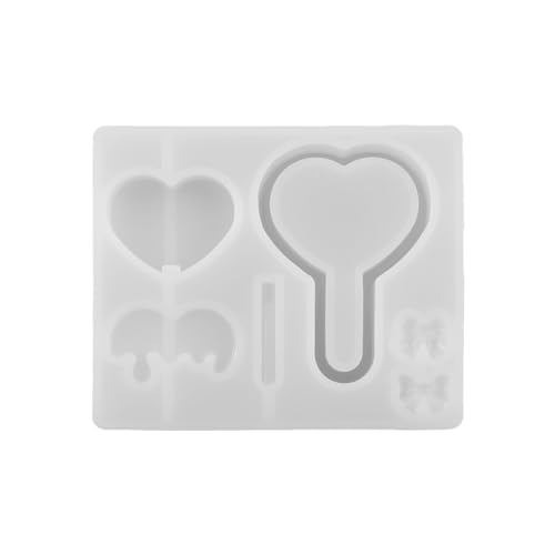 Niedliche Lollipop Silikonform Epoxidharz Schmuck Anhänger Werkzeuge Schnellsand Keychain Handwerk Machen Lieferungen Jellyfish Form Für Harz von Oxxggkao