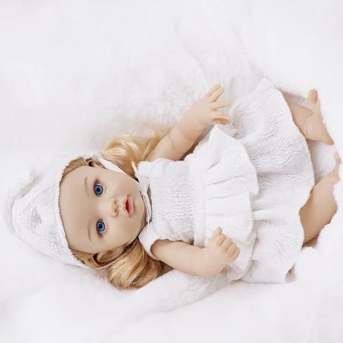 Oxxggkao Authentisch Aussehende 12 Zoll Vinyls Baby Blonde Girl Dolls Für Sammler Und Puppen Für Bildungszwecke Mit Kleidung Und Accessoires Zum Verändern von Oxxggkao