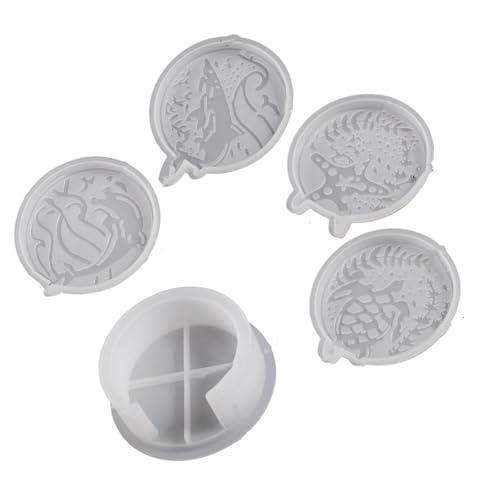 Oxxggkao Craft Silicon Schimmelpilze Set Für Einzigartige Harz Untersetzer Ozeanik Inspirieren Designs Und Lebensmittel Sichere Materialien Ozeanik Untersetzer Schimmelpilze Set von Oxxggkao