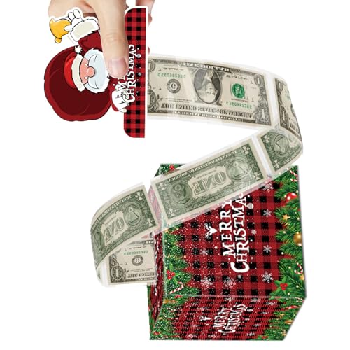 Oxxggkao Holiday Cash Pull Box Mit Snowman & Star Decor Geruchsloses Papierhandwerk Für Weihnachtsfeierlichkeiten & Geld Überraschungen (119 Chars) Holiday Cash von Oxxggkao