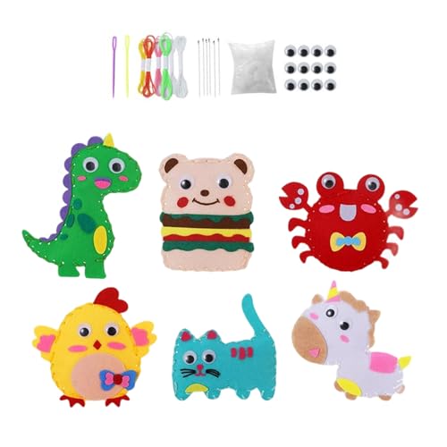 Oxxggkao Kindernähte Set Kreativer Anhänger Handwerk Mit Nicht Verwobenem Stoff Und Faserbaumwolle Für Kinder Handgefertigte Projekte Handgefertigtes Handgefertigter Beutel Set Machen Oxxggkao Kindernähte Set Kreativer Anhänger Handwerk Mit Nicht Verwobenem Stoff Und Faserbaumwolle Für Kinder Handgefertigte Projekte Handgefertigtes Handgefertigter Beutel Set Machen von Oxxggkao