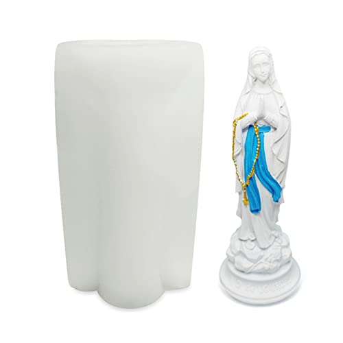 Oxxggkao Retro Jungfrau Maria Skulptur Silikonform Klassische Kuchen Schokolade Schleimschimmel Glücksseife Für Patin Geschenk Kuchenformen Zum Backen Von Silikon von Oxxggkao