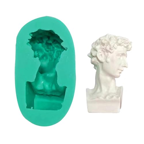 Porträt Skulptur Silikon Flexible Lebensmittel Sichere Schimmelpilze Harz Keramik Süßigkeiten Fondant Süßigkeiten Schokoladenseife Schimmelpilze Formen Zum Backen Von Silikon Für Dekorationen von Oxxggkao
