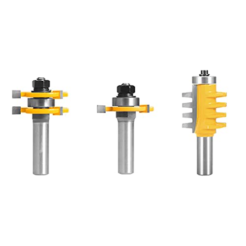 Professionelles Router Bit Set 1/2 1/4 Shank Shank High Festigkeit Carbid Legierung Tenon Milling Tool Für Holzbearbeitung von Oxxggkao