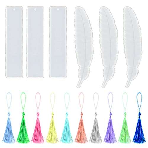 Quasten Lesezeichen Epoxidharz Formbuchhalter Silikon Schimmel BEISPROPATION SCHULE STORM STORMERY GASTING TOR Harzform Silikon von Oxxggkao