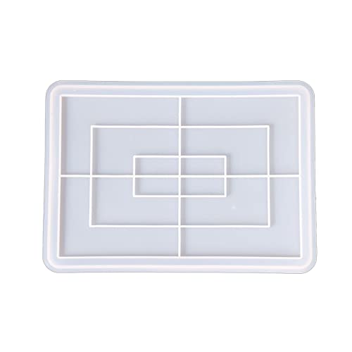 Rechteck Tablett UV Kristall Epoxidform Servingplatte Harz Silikonform Home Dekorationen Gusswerkzeuge Harzform Schmuck Schmuck Rechteck Tablett UV Kristall Epoxidform Servingplatte Harz Silikonform Home Dekorationen Gusswerkzeuge Harzform Schmuck Schmuck von Oxxggkao