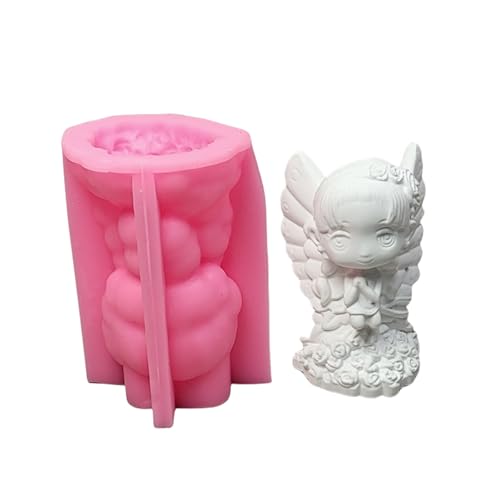 Schmetterlingsmädchen Silikonform Epoxidharz Gießen Handgefertigte Gips Crafting Versorgung Schmetterling Mädchen Kerze Silikon Ornament Epoxidharz Harz von Oxxggkao