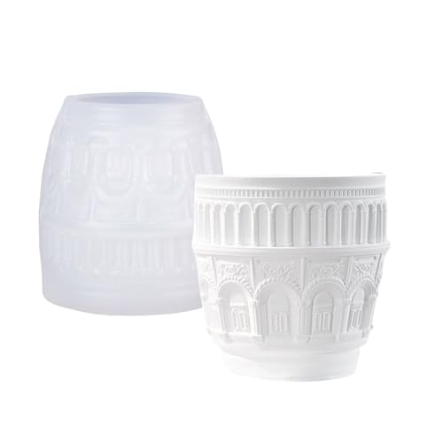 Silikonform Für Kerzenherstellung Und Harz Art Baroques Door Storage Cup Crafing Nordic Designs Home Dekoration von Oxxggkao