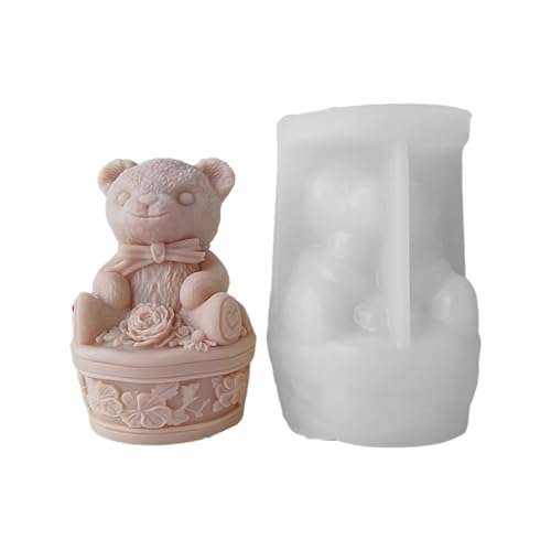 Silikonkerzenform Für Mädchen Blumenbär Duftform Gips Aromatherapys Figurharzform Home Ornament Bären Silikonformen Handgefertigtes Personalisiertes Handwerk Silikonkerzenform Für Mädchen Blumenbär Duftform Gips Aromatherapys Figurharzform Home Ornament Bären Silikonformen Handgefertigtes Personalisiertes Handwerk von Oxxggkao