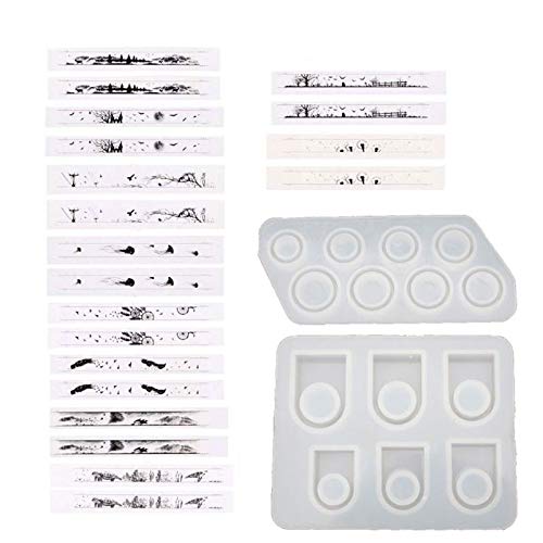 Silikonringform Ringschmuck Schmuck Guss Flüssiger Tonproduktion Harzguss Epoxidschmuck Herstellen Schimmelpilze Herz Herz von Oxxggkao