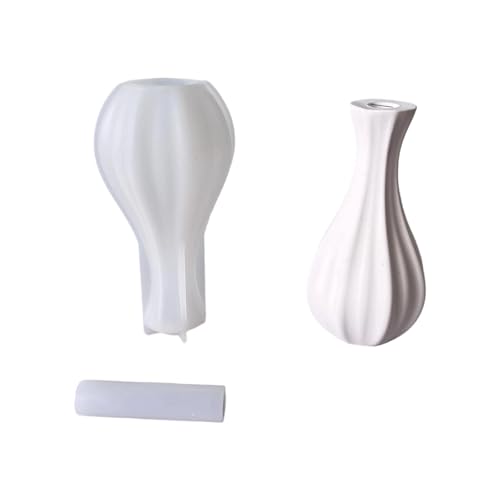 Stilvolle Spiralen Design Silikonblumenvase Form Mit Accessoires Für Blumendekoration Harzhandwerk Und Kerzenherstellung von Oxxggkao