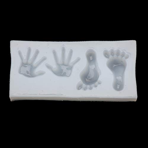 Süße Baby Handfuß Silikonform Fondant Schimmelkuchendekoration Harzschmuck Herstellen Harzschmuck Herstellung Werkzeuge Süße Baby Handfuß Silikonform Fondant Schimmelkuchendekoration Harzschmuck Herstellen Harzschmuck Herstellung Werkzeuge von Oxxggkao
