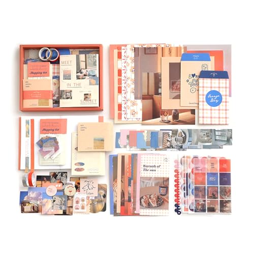 Vintage Journaling Supplies Scrapbook Paper Kits Hintergrund Aufkleber Rahmen Für Junk Journaler Planer Craft Scrapbooking Kits Papierrahmen Scrapbooking Collage Journal Dekoration von Oxxggkao