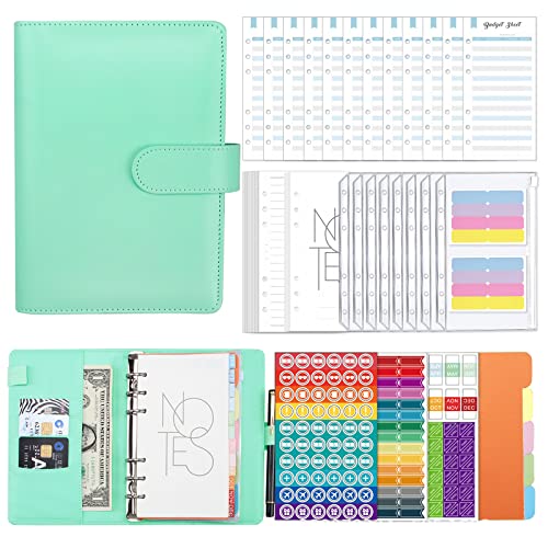 Wiederverwendbares Leder Bindemittel Set Mit Taschen Budget Sheets Etiketten Aufkleber Seiten Trenner Planer Notepad Beschriftungen Bargeldumschläge Brieftasche Und Bill Wiederverwendbares Leder Bindemittel Set Mit Taschen Budget Sheets Etiketten Aufkleber Seiten Trenner Planer Notepad Beschriftungen Bargeldumschläge Brieftasche Und Bill von Oxxggkao