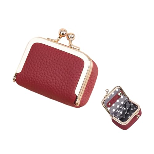 Oyachic Schmuckaufbewahrung Reise,Leather Jewelry Box,Schmuckkästchen Klein,Damen Schmuckschatulle Leder Schmuckbox Schmuckaufbewahrung für Mädchen (rot) von Oyachic