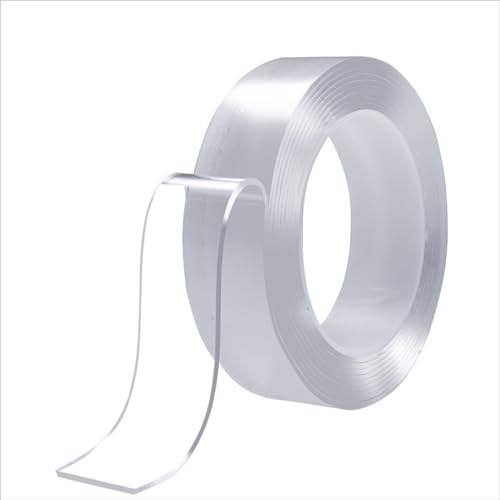 Transparentes Doppelseitiges Klebeband, Ultrastarke Adhäsion, Rutschfest, Abnehmbar, Waschbar, Wiederverwendbar, Nicht Abfärbend, Nano-Klebeband, Geeignet für Teppich, Fotowand Ohne Löcher 3cm x 3M Transparentes Doppelseitiges Klebeband, Ultrastarke Adhäsion, Rutschfest, Abnehmbar, Waschbar, Wiederverwendbar, Nicht Abfärbend, Nano-Klebeband, Geeignet für Teppich, Fotowand Ohne Löcher 3cm x 3M von Oyifan