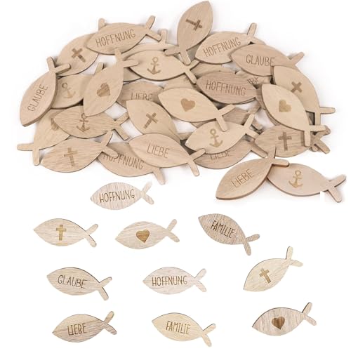 100 Stück Holz Fische Deko Streudeko Taufe,Fischdekorationen,Streudekorationen,Tischdeko Taufe Deko,Tischdekorationen,Tungholz-Platte Bastelfische aus Holz,für Babyshowerparty Taufdeko Zubehör 100 Stück Holz Fische Deko Streudeko Taufe,Fischdekorationen,Streudekorationen,Tischdeko Taufe Deko,Tischdekorationen,Tungholz-Platte Bastelfische aus Holz,für Babyshowerparty Taufdeko Zubehör von Oykrueats