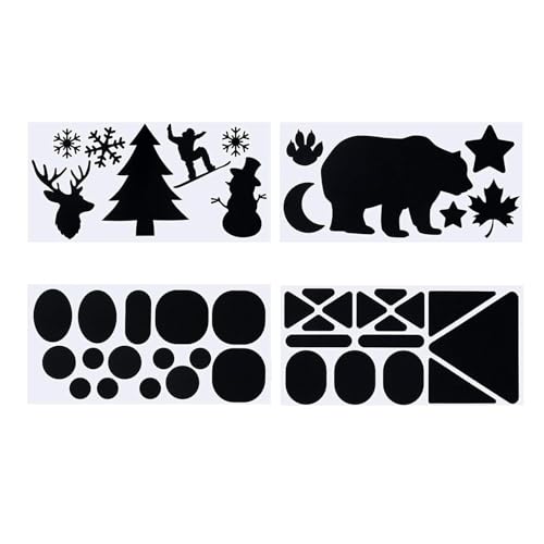 4 Blatt Flicken für Daunenjacke,Schwarz Flicken Daunenjacke,Verschiedene Größen Formen Flicken Daunenjacke Selbstklebend,Waschbar Bügelfrei Kleidung Patch,für Jacke,Zelt,Schlafsäcken,Tasche 4 Blatt Flicken für Daunenjacke,Schwarz Flicken Daunenjacke,Verschiedene Größen Formen Flicken Daunenjacke Selbstklebend,Waschbar Bügelfrei Kleidung Patch,für Jacke,Zelt,Schlafsäcken,Tasche von Oykrueats