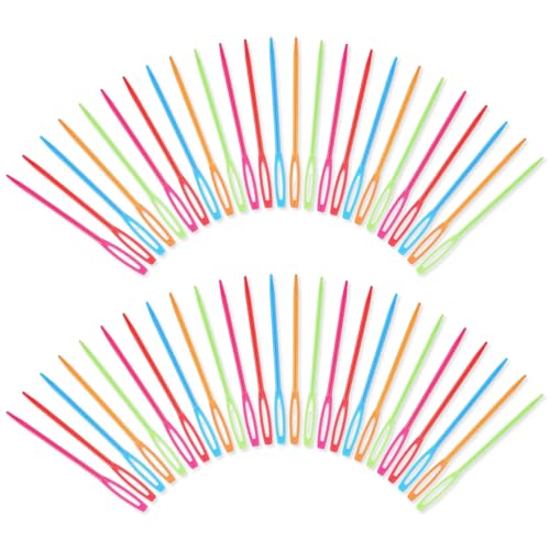 50 Stück Kunststoff Sticknadel,Vernähnadel häkeln,Sticknadeln kinder,7cm Bunt Nähnadeln,Dauerhaft Stopfnadeln mit Großem Öhr,Garnnadeln,Webnadel zum Selbermachen,Kunsthandwerk,Nähen Handwerk 50 Stück Kunststoff Sticknadel,Vernähnadel häkeln,Sticknadeln kinder,7cm Bunt Nähnadeln,Dauerhaft Stopfnadeln mit Großem Öhr,Garnnadeln,Webnadel zum Selbermachen,Kunsthandwerk,Nähen Handwerk von Oykrueats