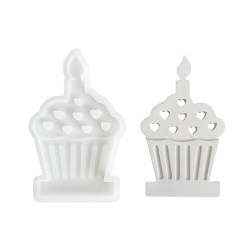 Silikonformen Gießformen Kerzenhalter,Silikonform Geburtstag,DIY Kuchen Silikon Gießform Kerzenhalter,Wiederverwendbar Gießform Für Weihnachten,Halloween,Muttertag,Birthday Party(Kuchen) von Oykrueats