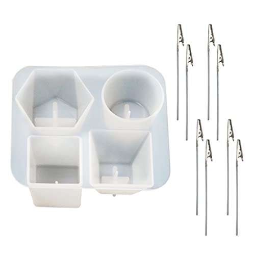 Oyrcvweuy Silikonformen für Epoxidharz 3D-Bilder Memo-Clip Gießform für DIY Handwerk Geschenk Klar Einzigartige Weihnachten 4 Stück, inkl. 8 Entenschnabel-Clips Oyrcvweuy Silikonformen für Epoxidharz 3D-Bilder Memo-Clip Gießform für DIY Handwerk Geschenk Klar Einzigartige Weihnachten 4 Stück, inkl. 8 Entenschnabel-Clips von Oyrcvweuy
