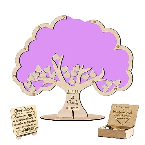 Ozinna Personalisiertes Hochzeitsgästebuch mit Baum als Alternative, rustikales Hochzeitsgästebuch für Empfangsgäste zum Unterschreiben mit Holz-Baumumrandung, Schild im Buch für Hochzeit, Babyparty, Ozinna Personalisiertes Hochzeitsgästebuch mit Baum als Alternative, rustikales Hochzeitsgästebuch für Empfangsgäste zum Unterschreiben mit Holz-Baumumrandung, Schild im Buch für Hochzeit, Babyparty, von Ozinna