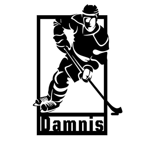 Personalisiert Wandtattoo Eishockey mit Name und Nummer Wandaufkleber Wandsticker für Kinderzimmer Wohnzimmer Schlafzimmer Wanddeko,Geschenk für Kinder Junge Teenager Männer Personalisiert Wandtattoo Eishockey mit Name und Nummer Wandaufkleber Wandsticker für Kinderzimmer Wohnzimmer Schlafzimmer Wanddeko,Geschenk für Kinder Junge Teenager Männer von Ozinna