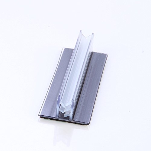 P PLUSPLUS 2,5 x 7,6 cm T-Style Grip Schilderhalter mit 3M-Klebebasis (50 Stück) von P PLUSPLUS