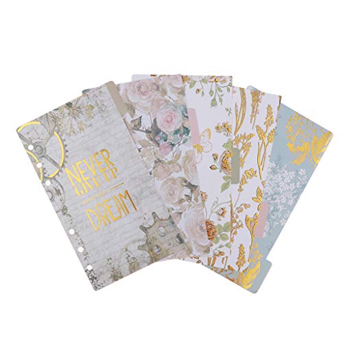 6 pcs 6 Loch Tabbed Paper A6 Register Trenner Einfügbare Indexseite Karteikarten Registerkarte - A 6 pcs 6 Loch Tabbed Paper A6 Register Trenner Einfügbare Indexseite Karteikarten Registerkarte - A von P Prettyia