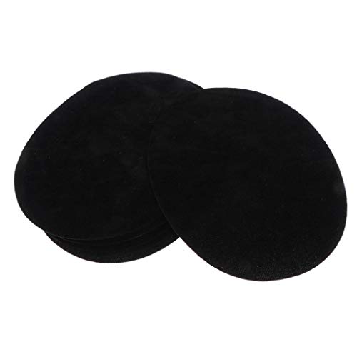 6er/set Stoff Ellbogenflicken / Knieflicken / Flicken zum Aufnähen / Aufbügeln aus Samtstoff für Jacke, Anzug, Mantel - Schwarz 6er/set Stoff Ellbogenflicken / Knieflicken / Flicken zum Aufnähen / Aufbügeln aus Samtstoff für Jacke, Anzug, Mantel - Schwarz von P Prettyia