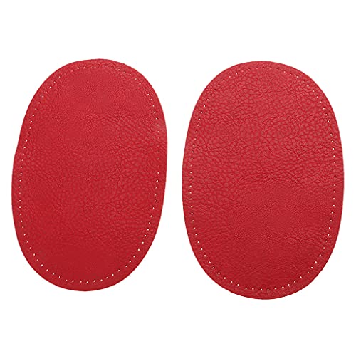 P Prettyia 1 Paar Lederflicken Ellenbogen Aufbügelflicken Patches Flicken zum Aufnähen Aufbügeln - Rot, 13.8 * 9cm P Prettyia 1 Paar Lederflicken Ellenbogen Aufbügelflicken Patches Flicken zum Aufnähen Aufbügeln - Rot, 13.8 * 9cm von P Prettyia