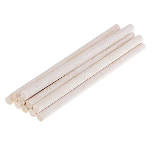 P Prettyia 10 Stück Balsaholz Rundstab Bastelstäbe Holzstab Bastelnmaterial Rundstäbe Holz Sticks Bastelholz für Modell Basteln Handwerk - Natürlich, 150 mm P Prettyia 10 Stück Balsaholz Rundstab Bastelstäbe Holzstab Bastelnmaterial Rundstäbe Holz Sticks Bastelholz für Modell Basteln Handwerk - Natürlich, 150 mm von P Prettyia