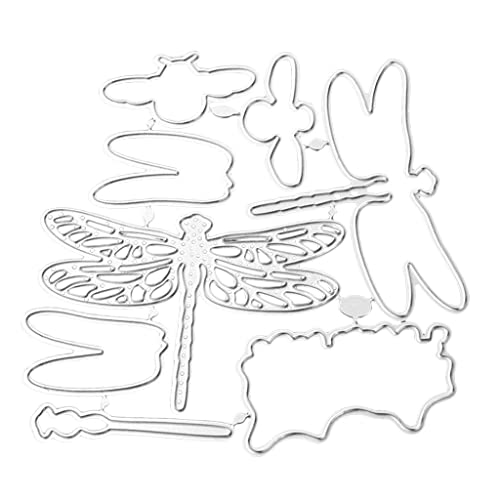 P Prettyia Libelle Metall Stanzen Prägemaschine Stanzformen Schneidemaschine DIY Scrapbooking Album Zubehör P Prettyia Libelle Metall Stanzen Prägemaschine Stanzformen Schneidemaschine DIY Scrapbooking Album Zubehör von P Prettyia